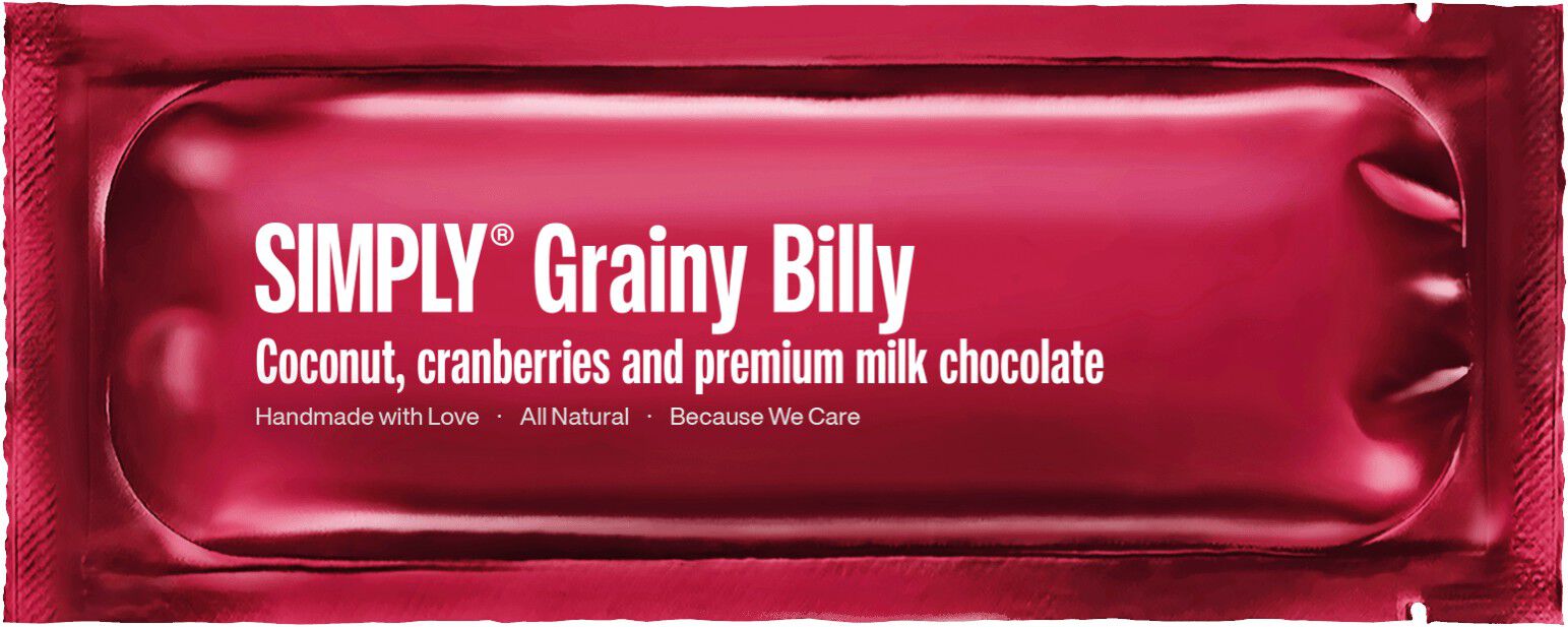 Simply&reg; GRAINY BILLY chokoladebar (40g)