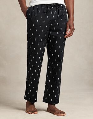 Signature Pony Cotton Pajama Pant