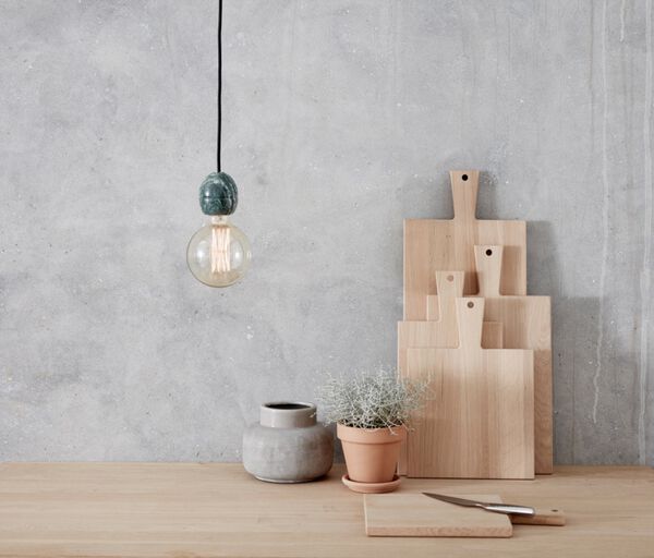 Serveringsbræt i eg