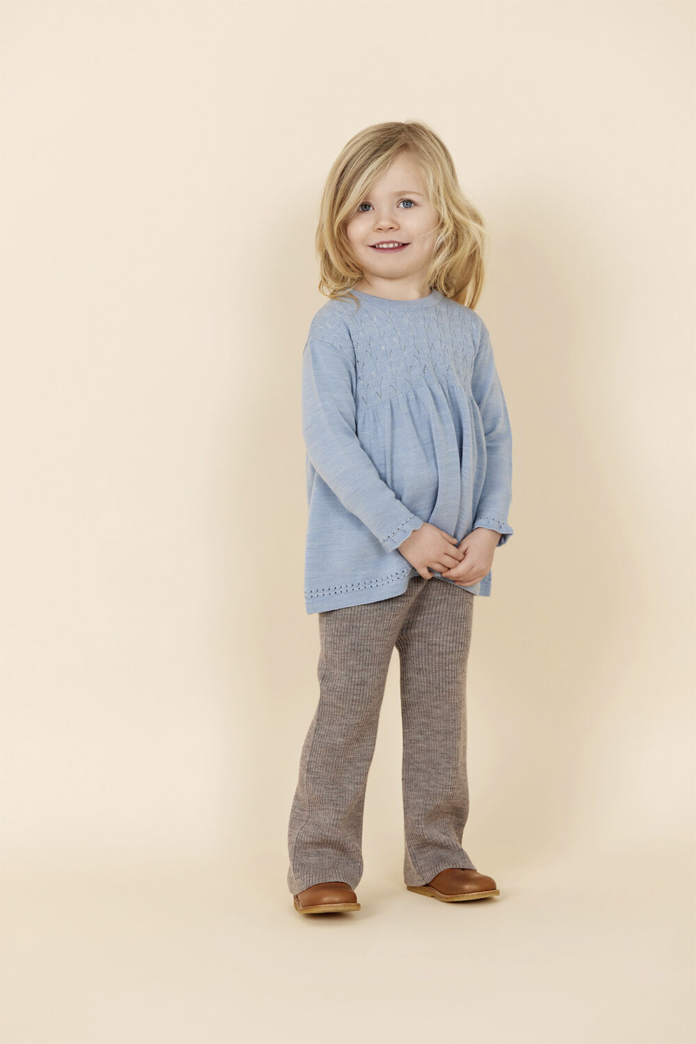 MERINO WIDE RIB PANTS