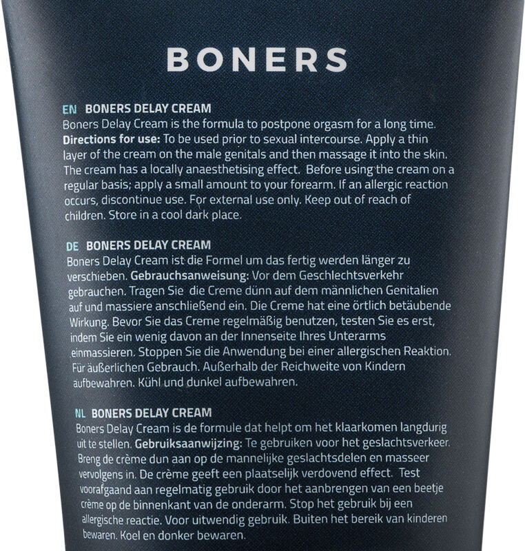 Boners Delay Cream