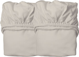 Lagen til babyseng, Organic, 2 pk, Cappuccino
