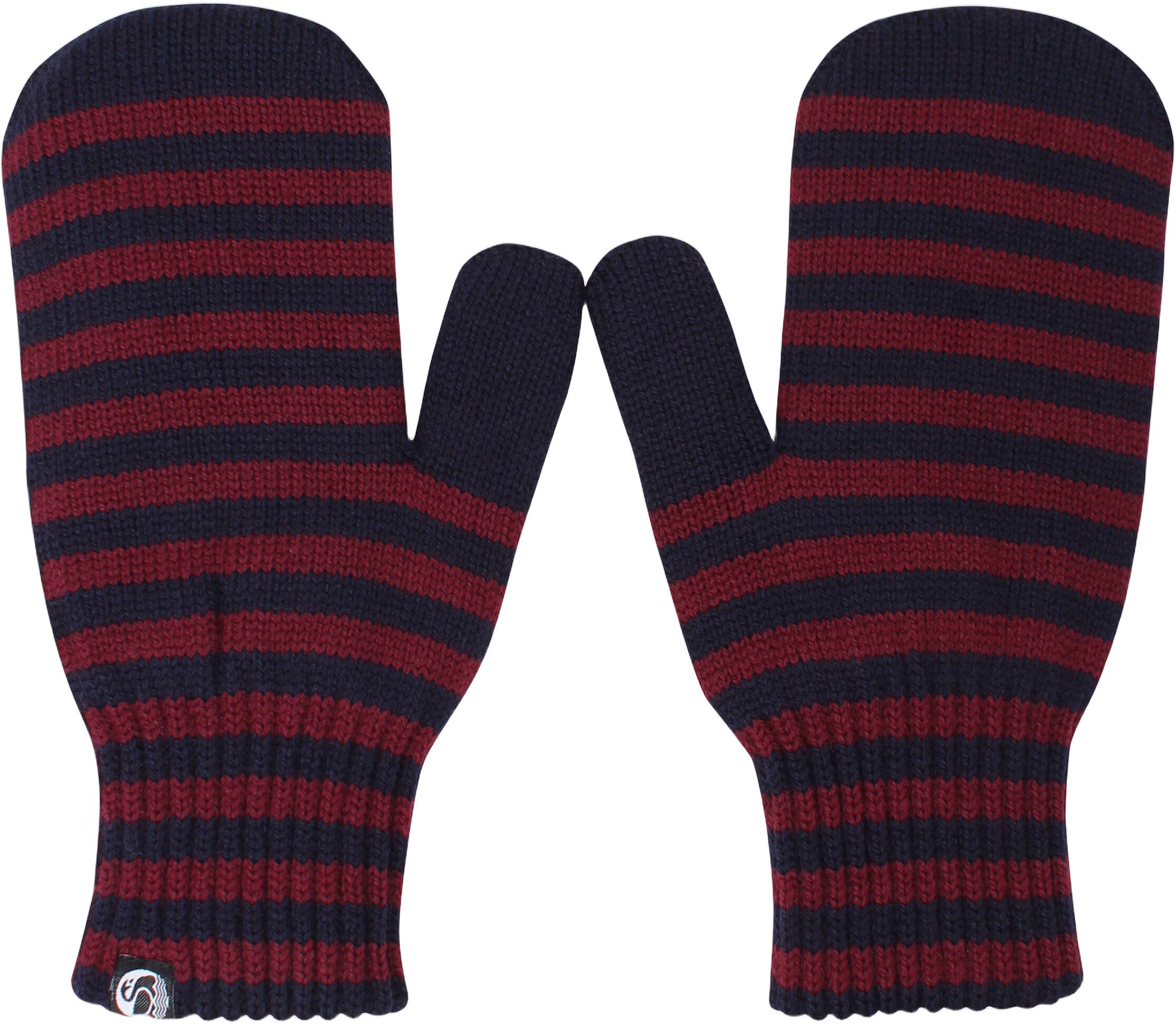 Danicebird Wool Mittens Dk Merlot/Dk Navy