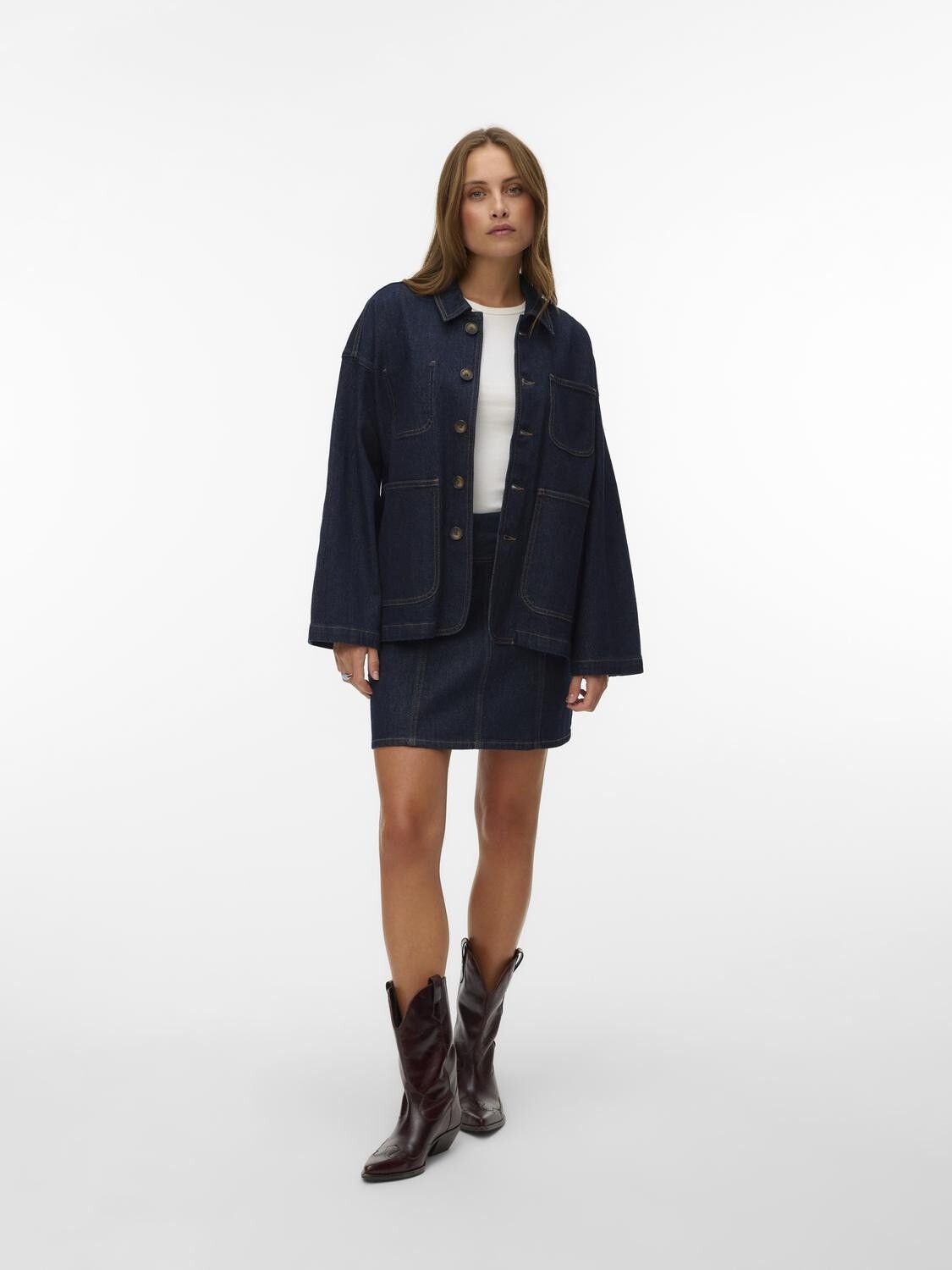 AWLORINA LS OVERSIZED DNM JACKET