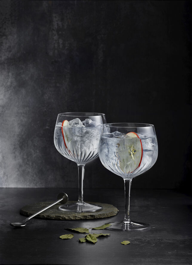 Mixology 2 stk. spansk gin & tonic-glas
