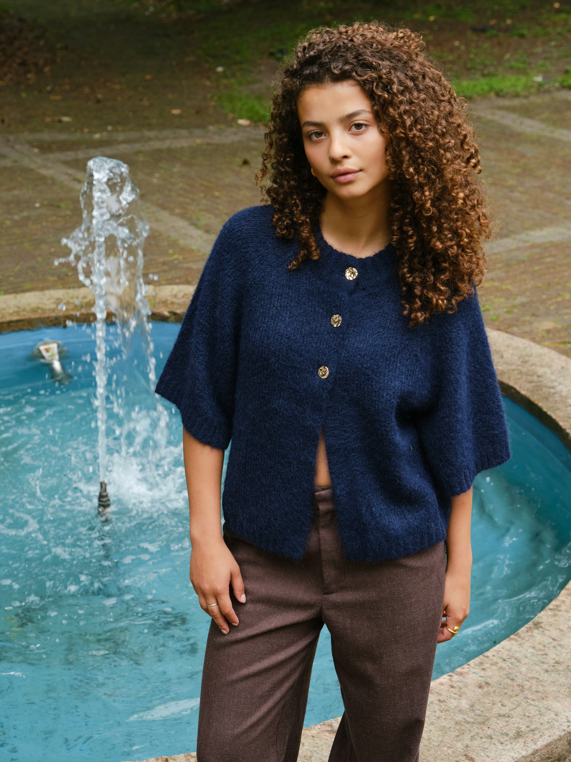 Benuta Fluffy Knit Cardigan