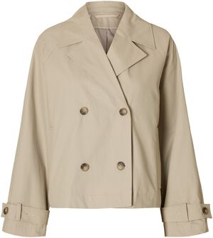 SLFCILO SHORT TRENCHCOAT NOOS