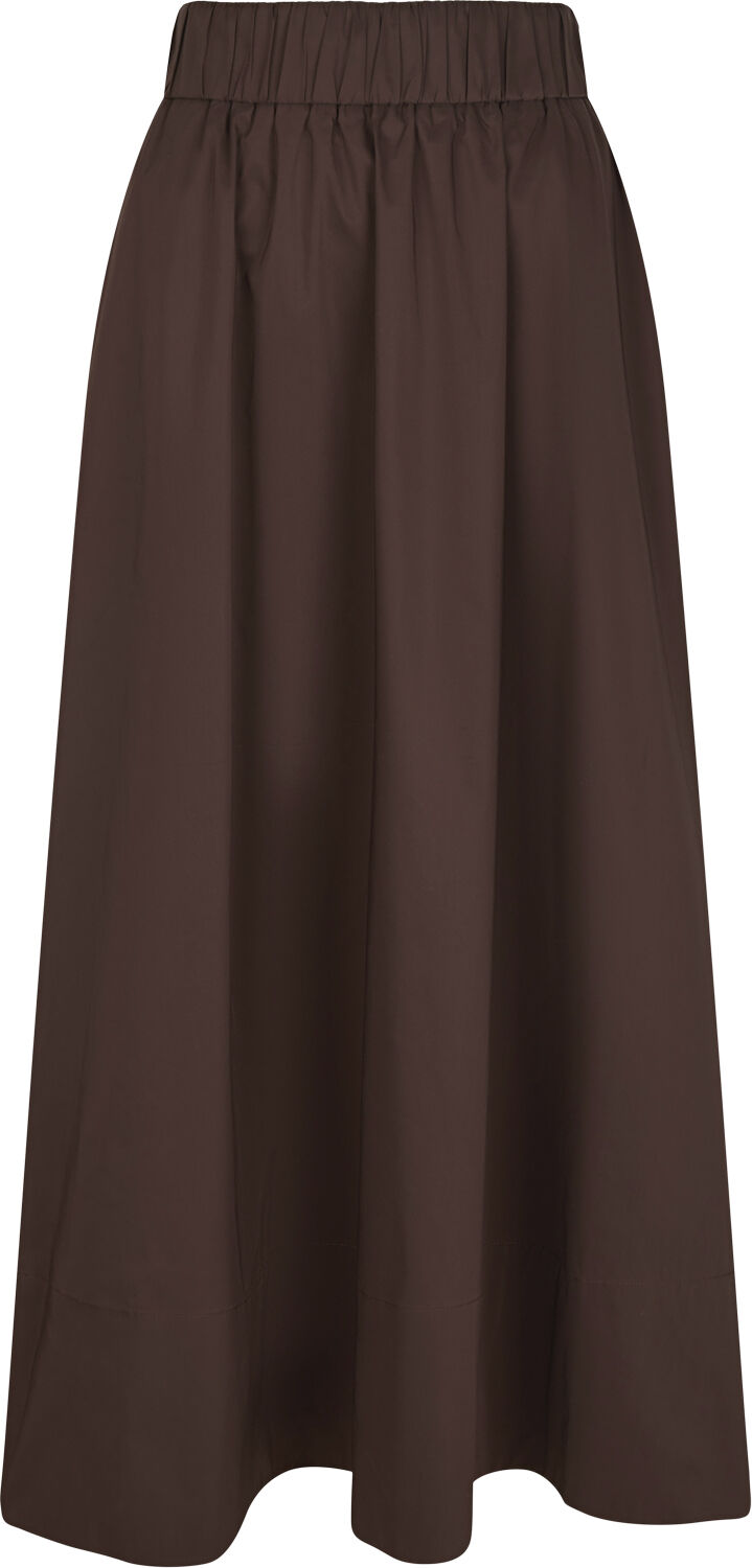 Yara Long Poplin Skirt