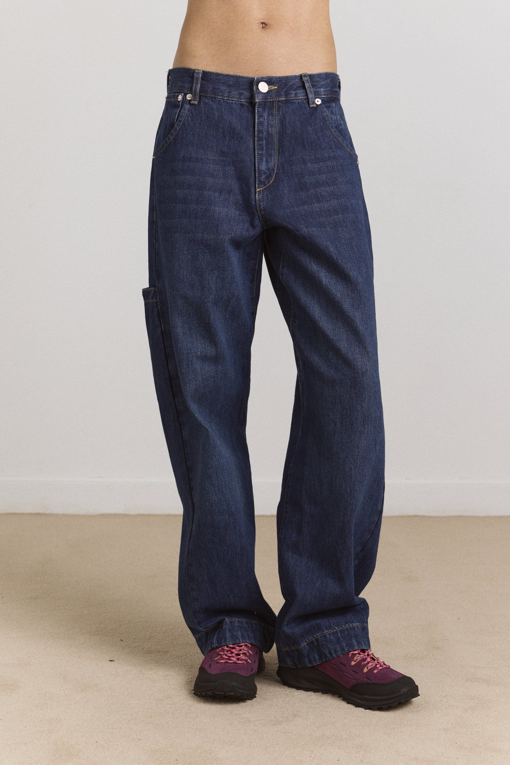 BARREL NINA JEAN - AUTHENTIC MID BLUE WASH