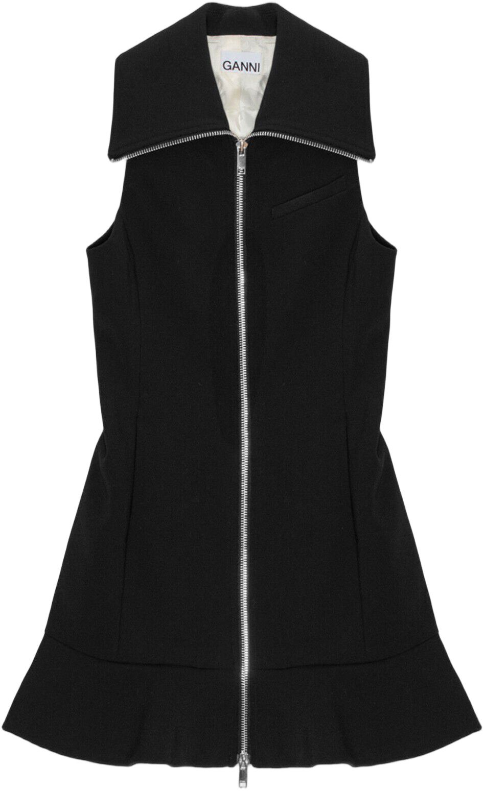 Bonded Crepe Mini Dress
