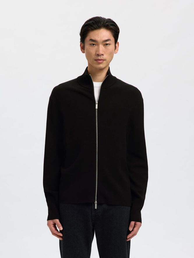 SLHTELLER FN RELAXED ZIP CARDIGAN N