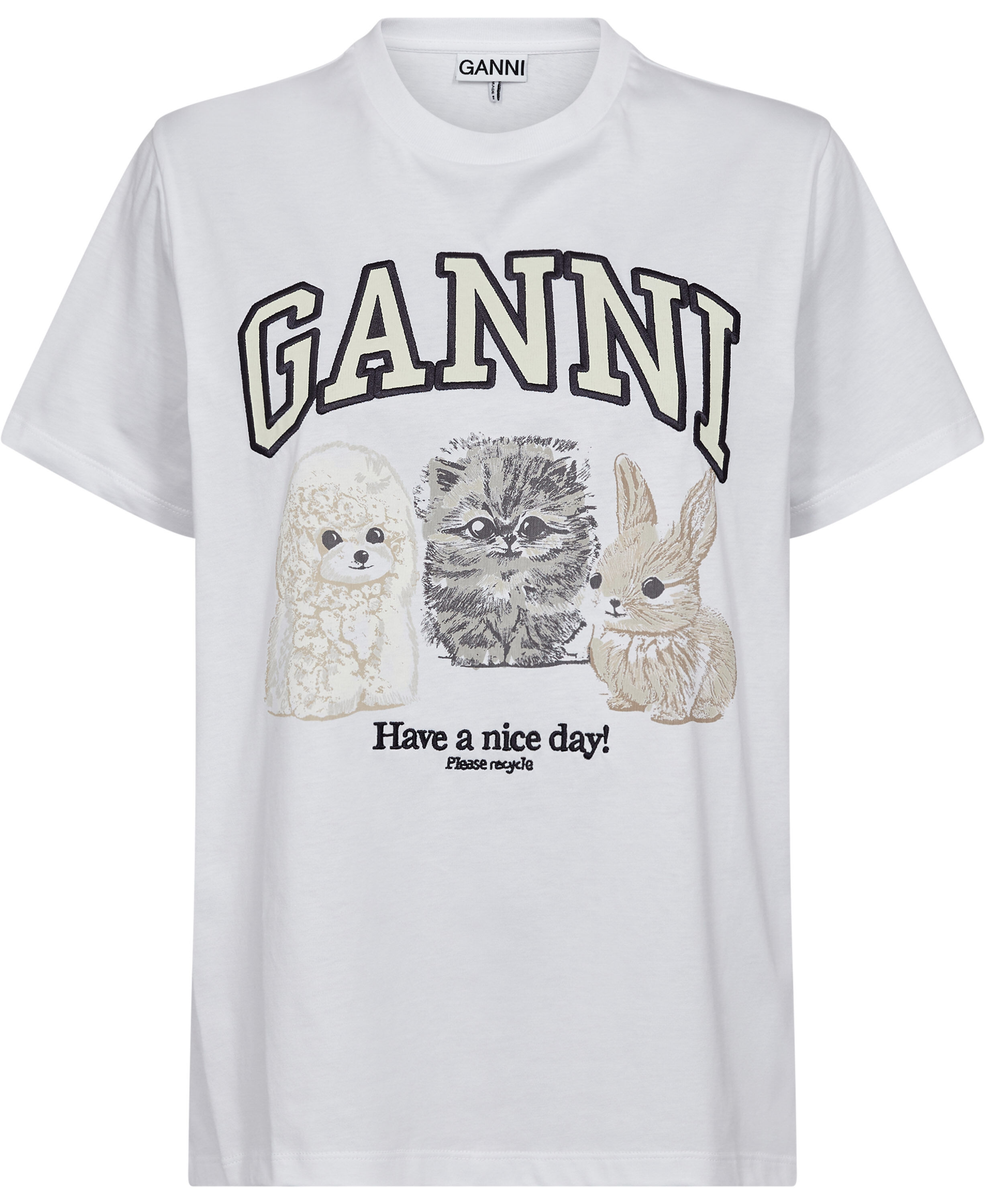 Basic Cotton Jersey Teddy Relaxed T