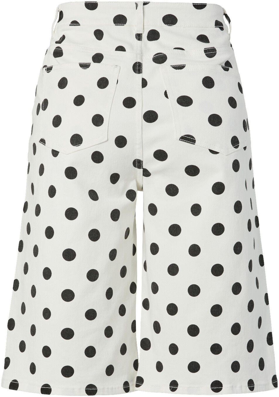 PCSALUME MW WIDE DENIM SHORTS