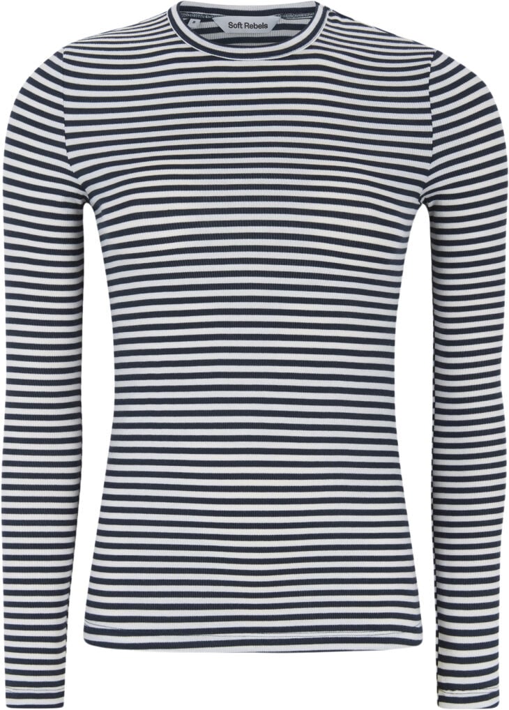 SRFenja Stripe O-neck Top
