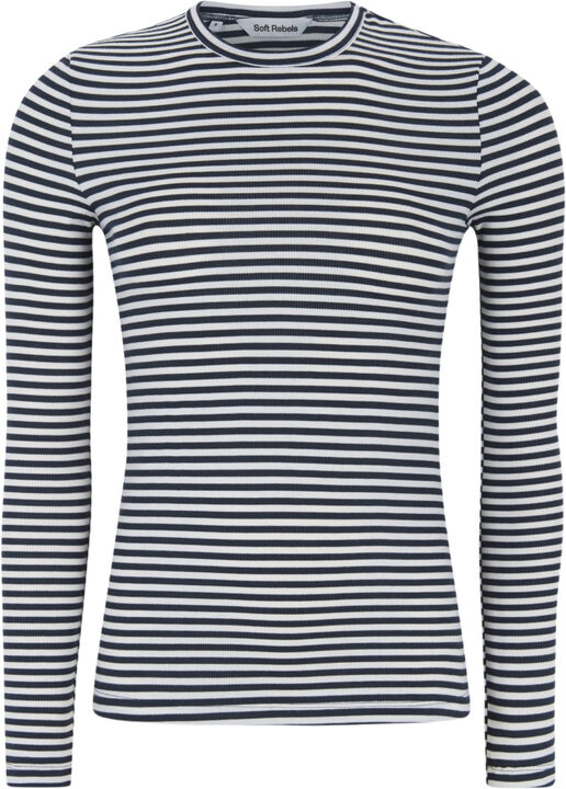 SRFenja Stripe O-neck Top