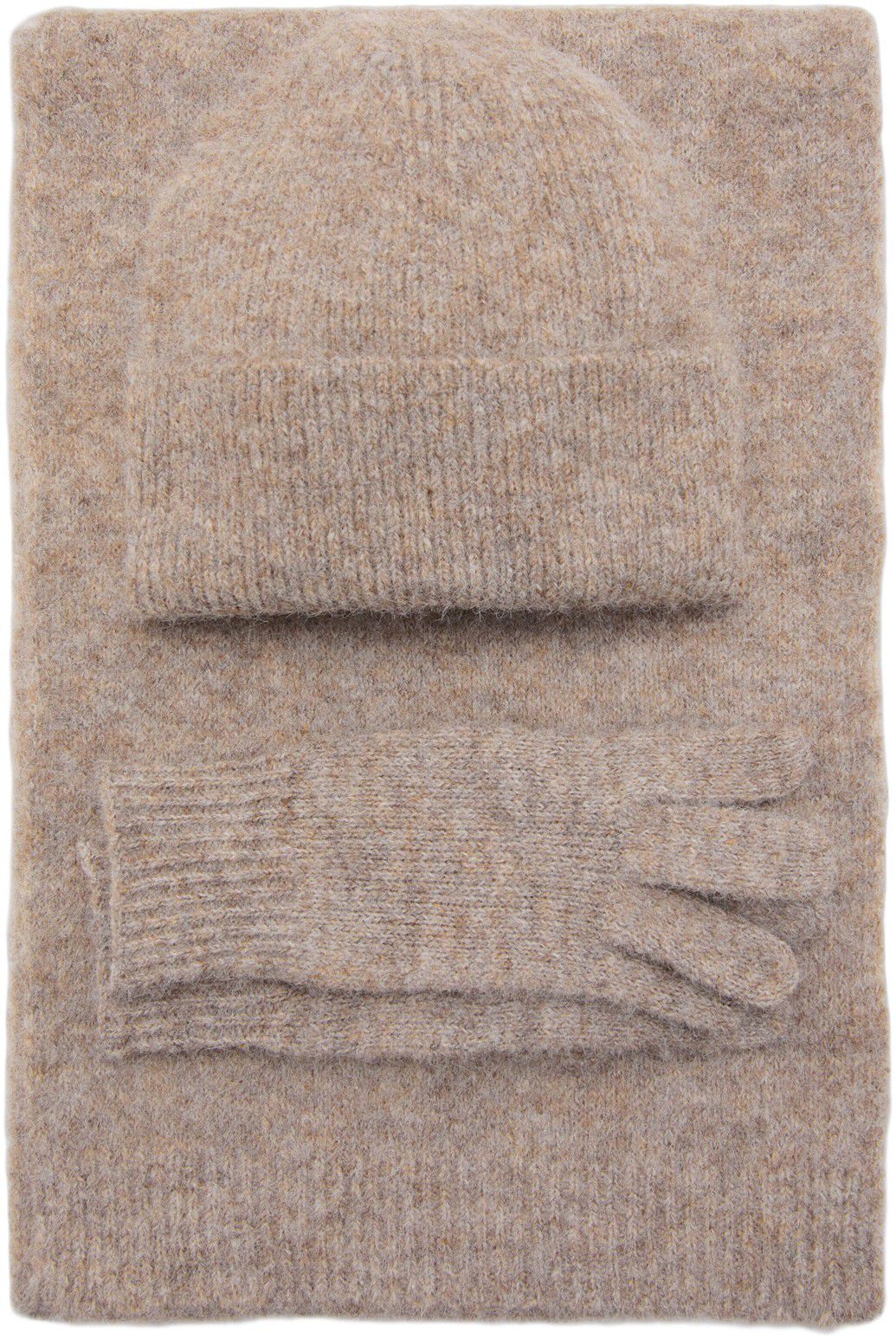 Rib-knit cap