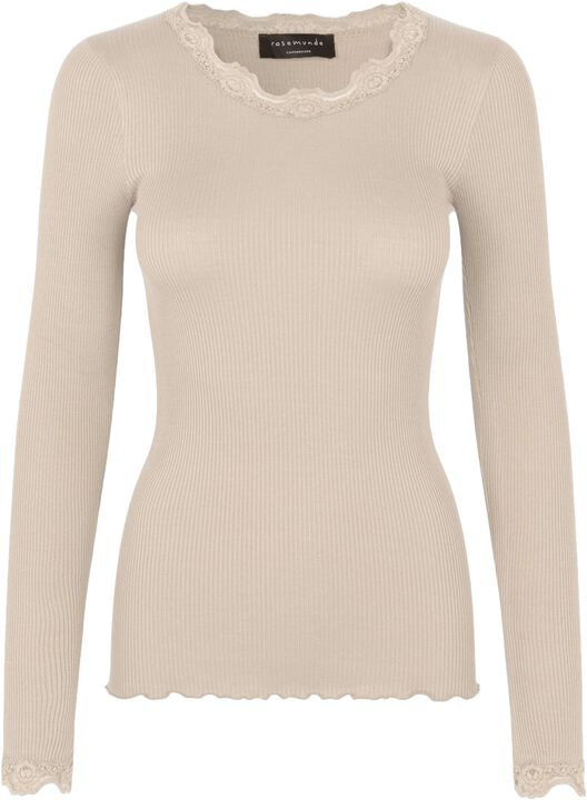 RWBabette Silk LS Lace T-shirt