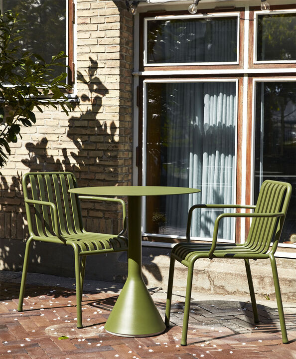 Palissade Armchair-Olive powder coa