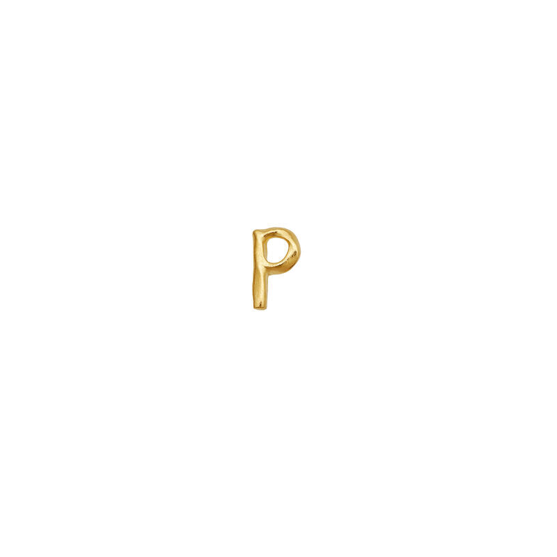 P Alphabet Single Earring