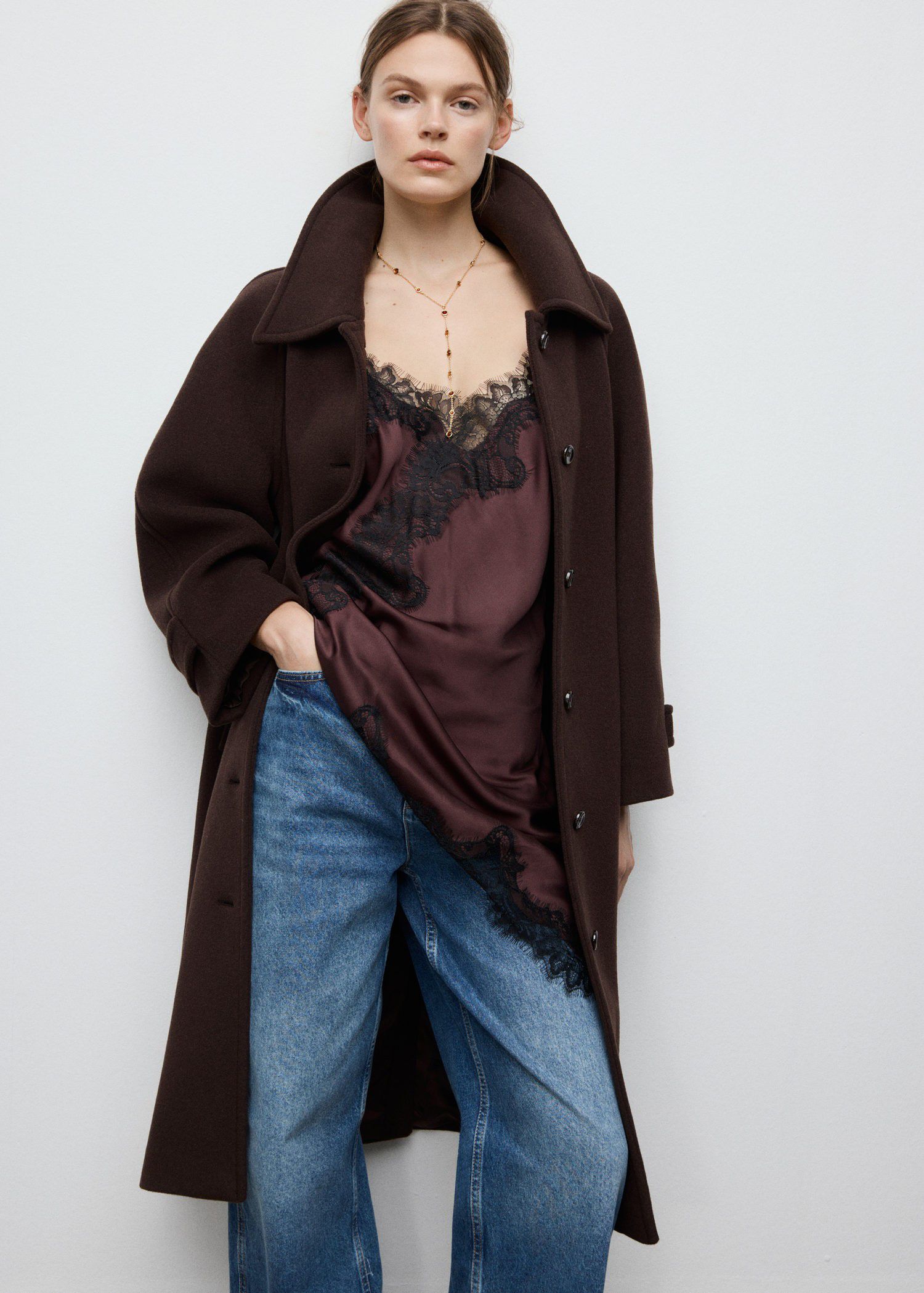 Long triple necklace