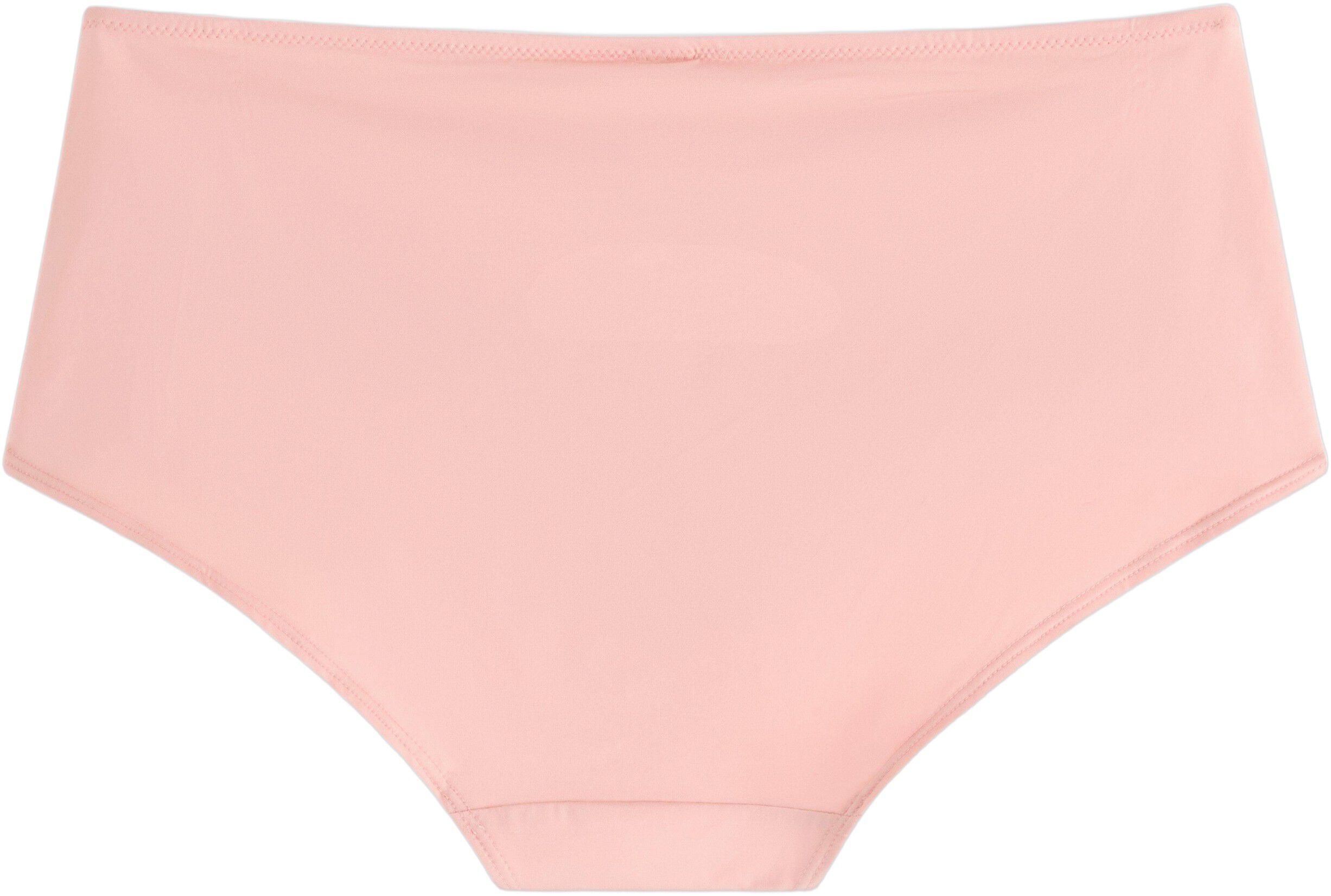 Briefs with a regular waist and lac