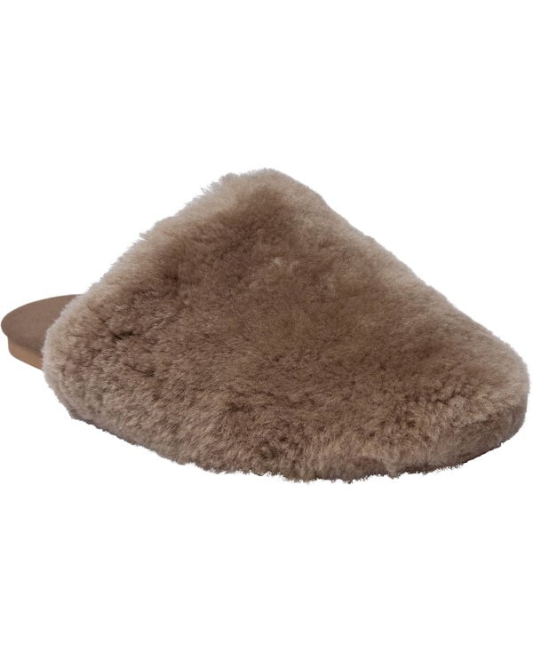 Slipper In Real Sheepskin - Cocoa Creme