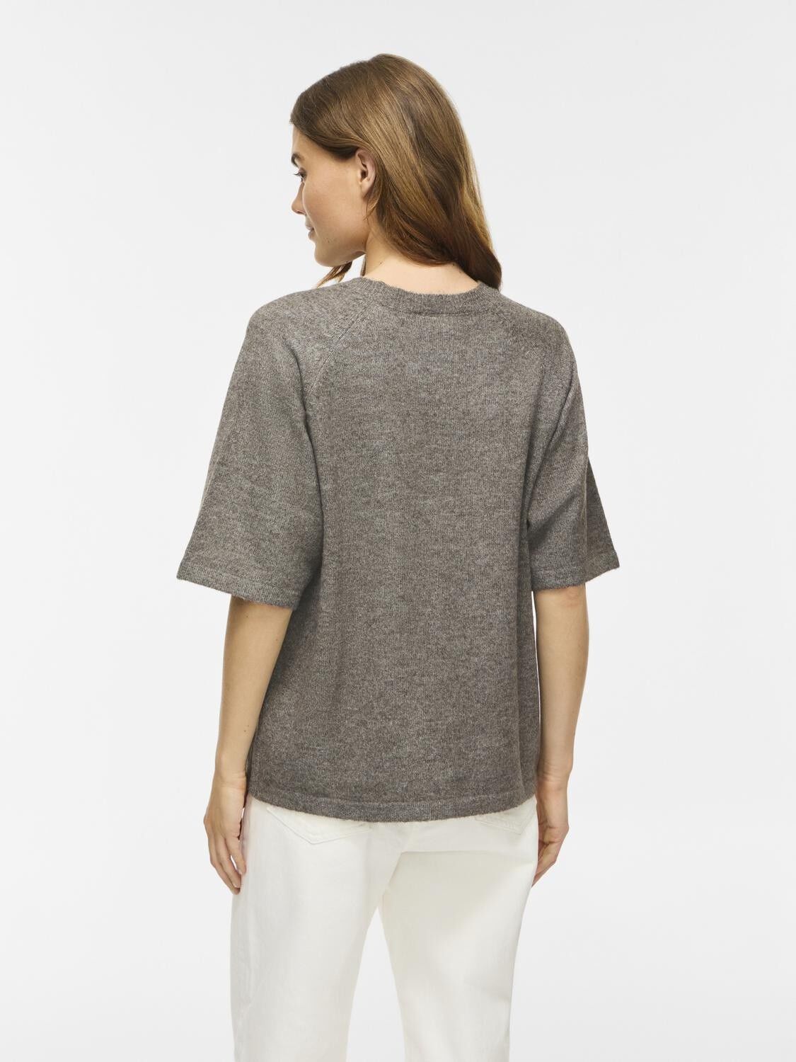 VILIGA 2/4 O-NECK KNIT TOP - NOOS