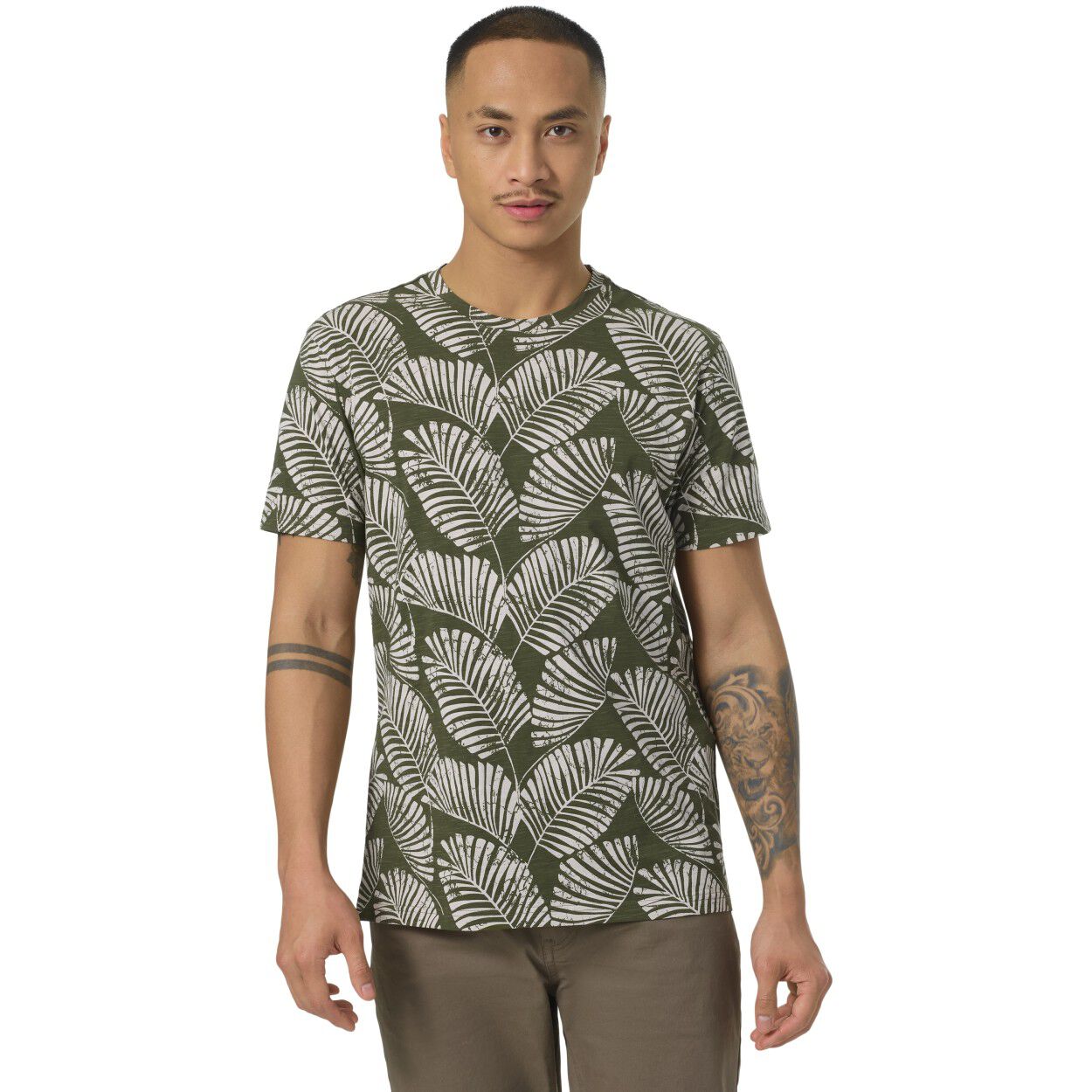 All Over Printed Slub T-shirt