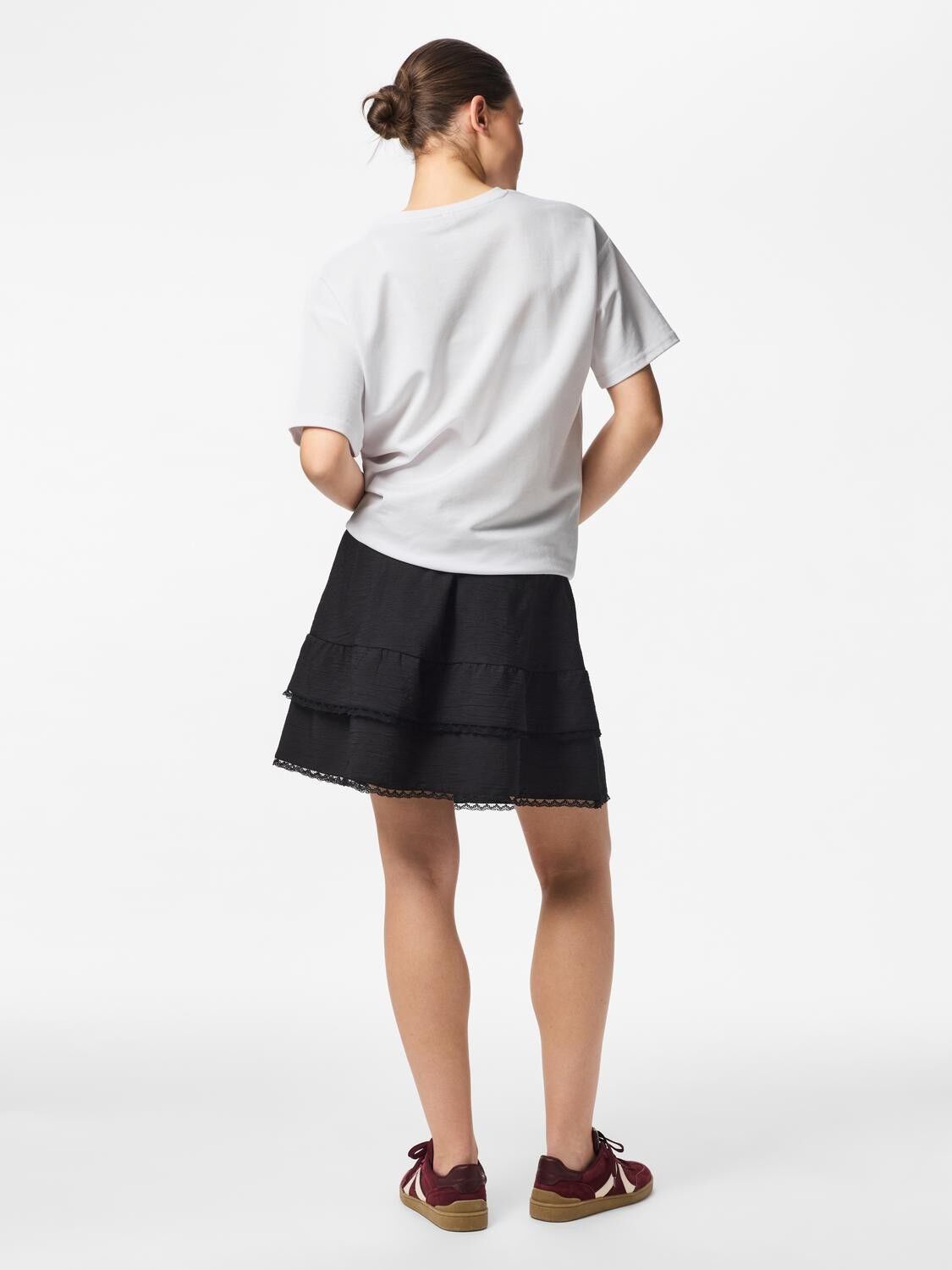 PCALBA MW SHORT SKIRT WVN NOOS BC