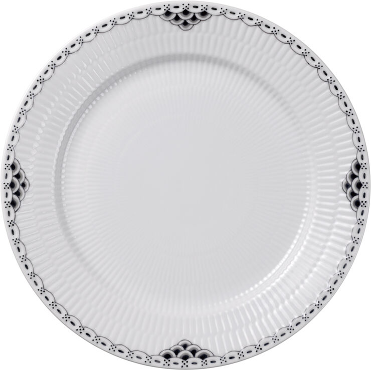 Sort Riflet Blonde Tallerken 27 cm