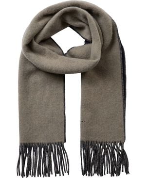 TWO TONE WOOL SCARF