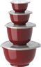 Margrethe-sæt 8 dele 0,25 + 0,5 + 1,5 + 3 L Rød
