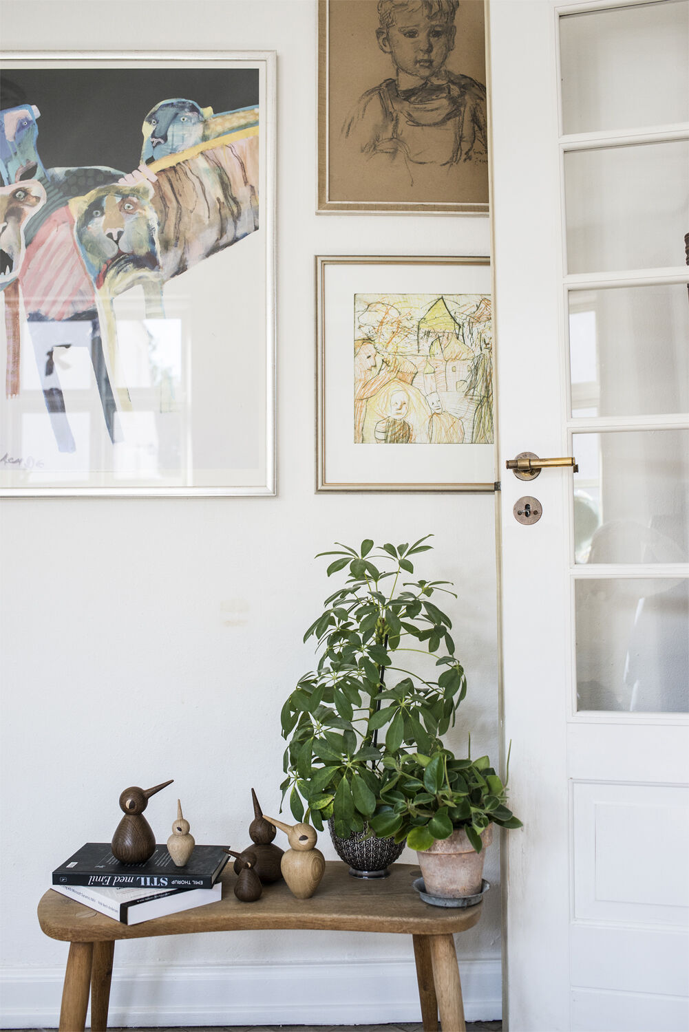 Bird stor egetr&aelig; r&oslash;get