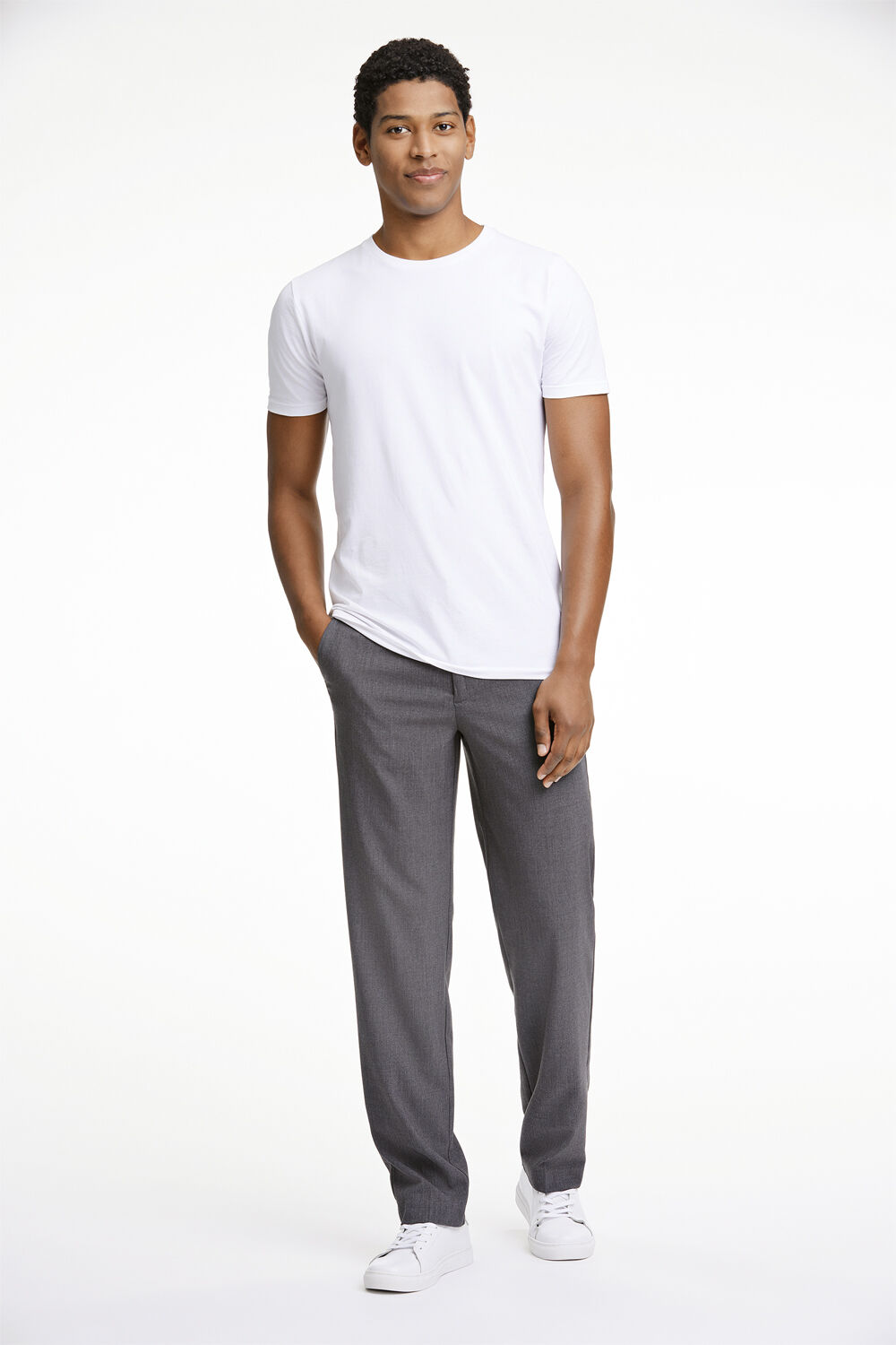 Relaxed fit formal pants