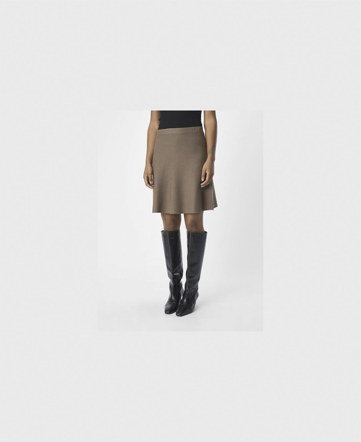 OBJREYNARD HW SHORT KNIT SKIRT DIV