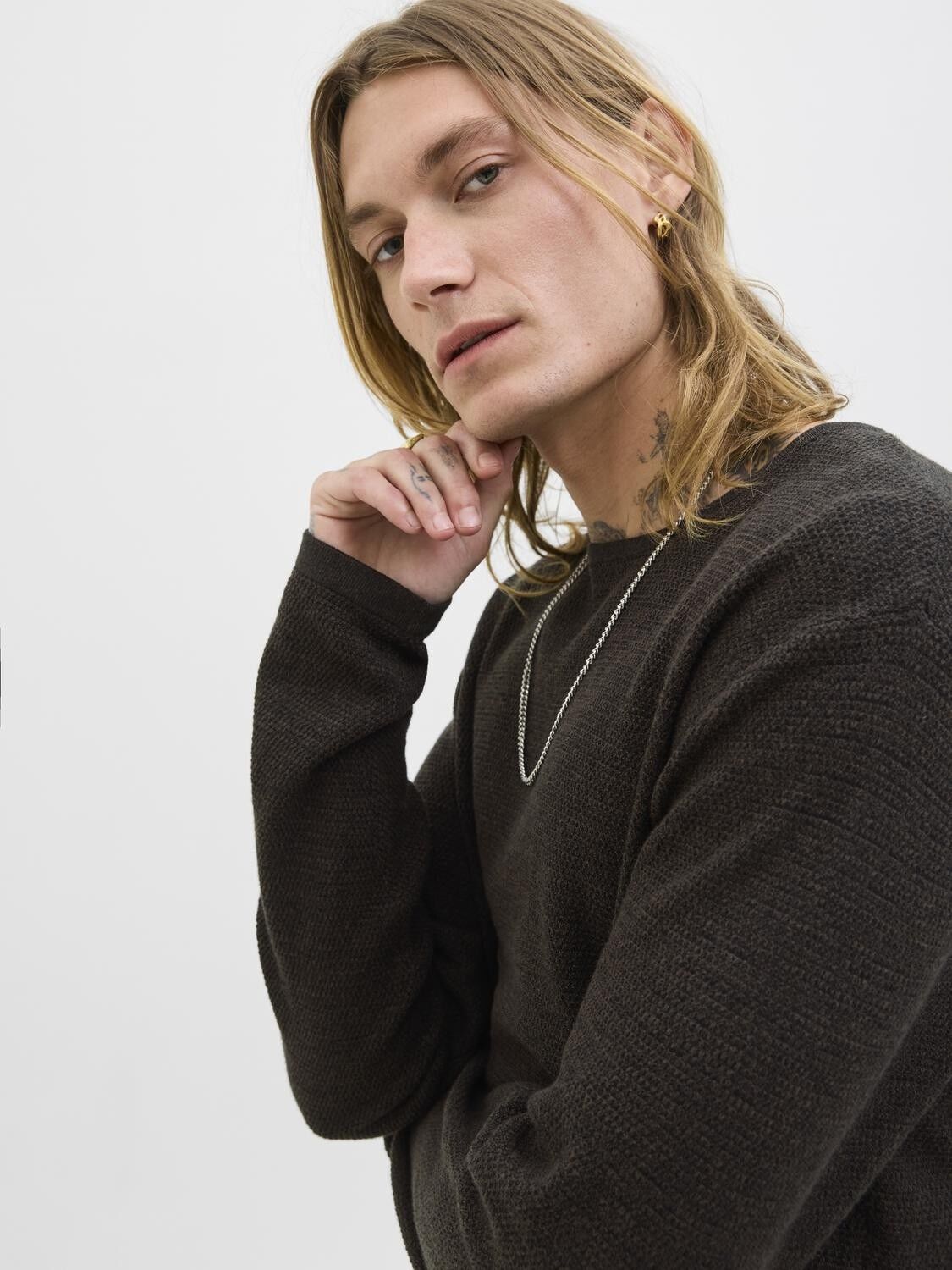 JJEGEORGE KNIT CREW NECK NOOS