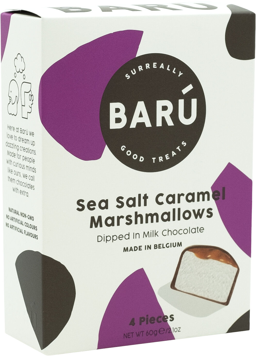 Marshmallows Milk Choc Sea Salt Caramel 60g