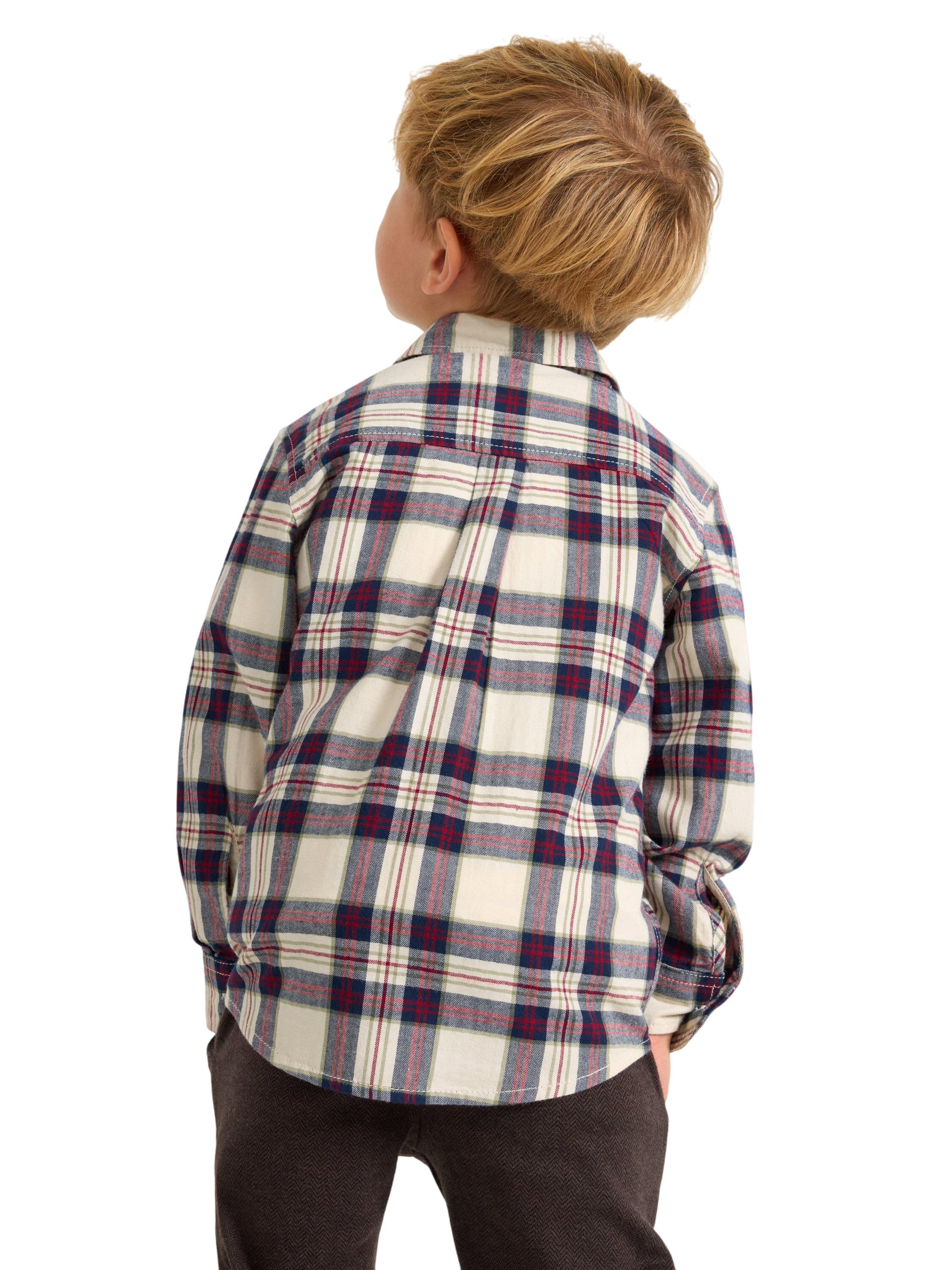 Bl&oslash;d, ternet skjorte med lange &aelig;rme