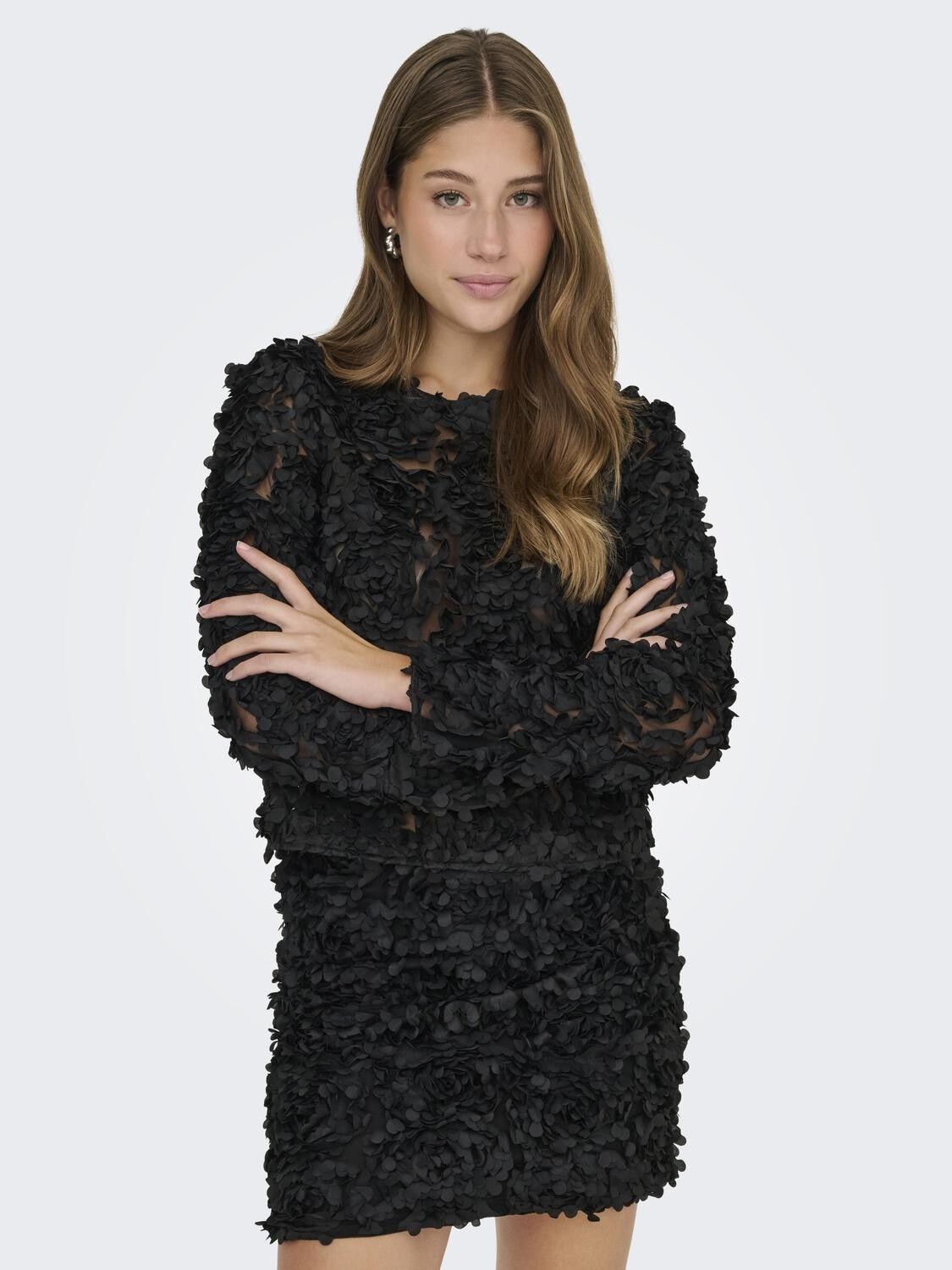 ONLROSEBLOOM L/S TOP JRS