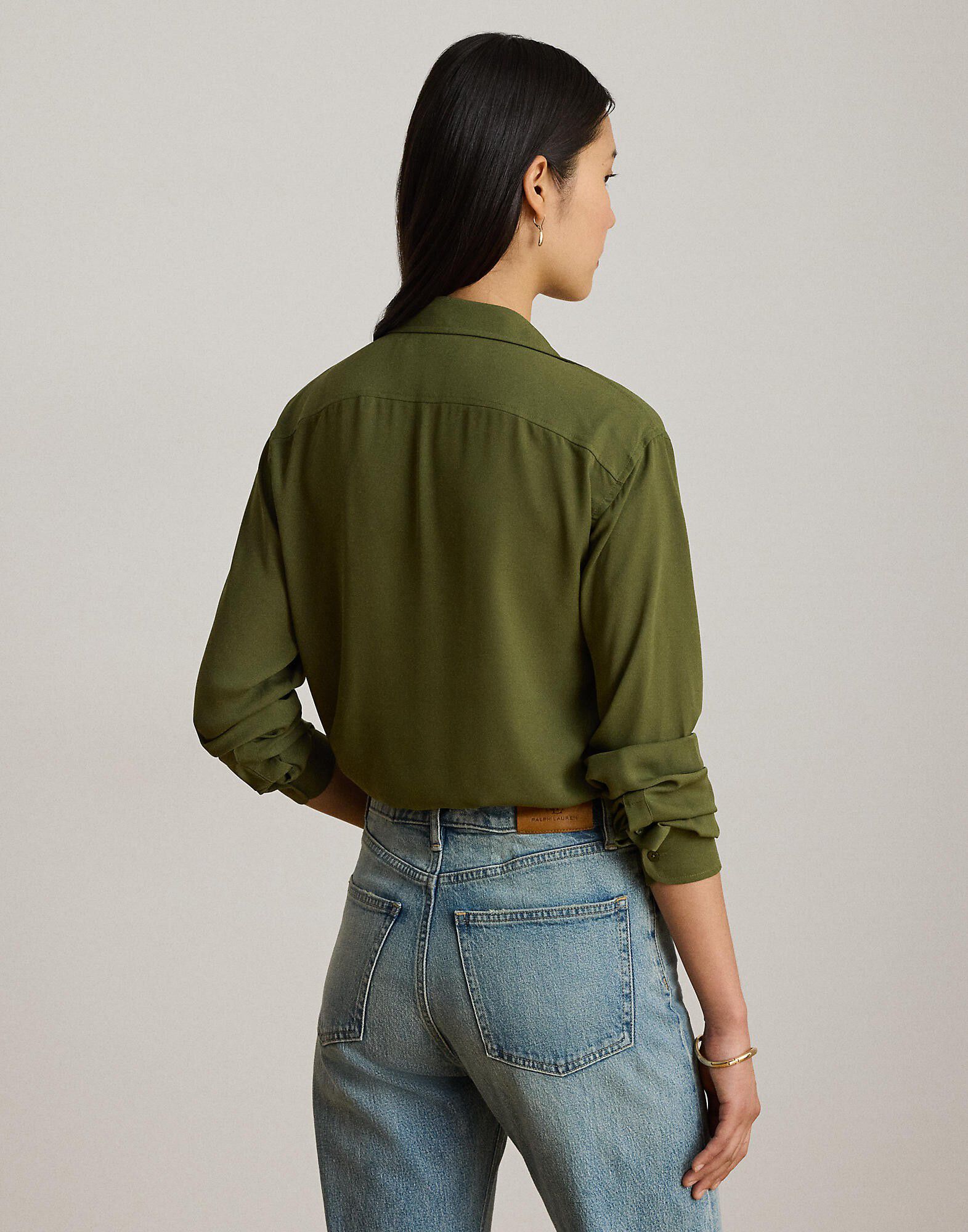Relaxed Fit Georgette Shirt
