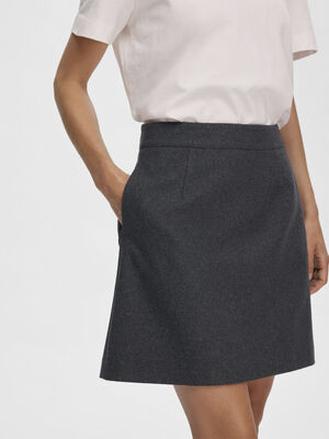 SLFMERCY-ULA HW MINI WOOL SKIRT