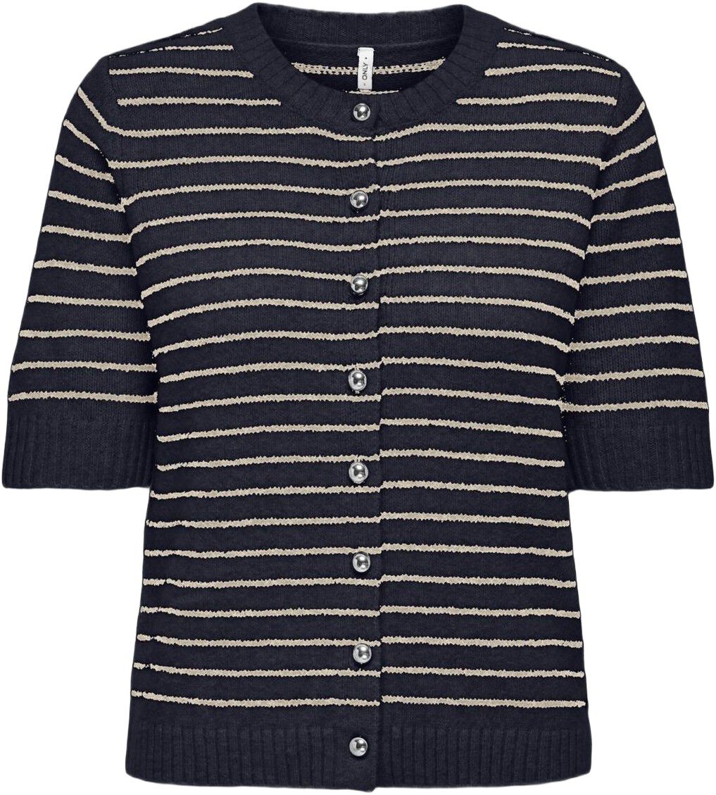 ONLCHESTER LIFE SS STRIPE CARDI CC