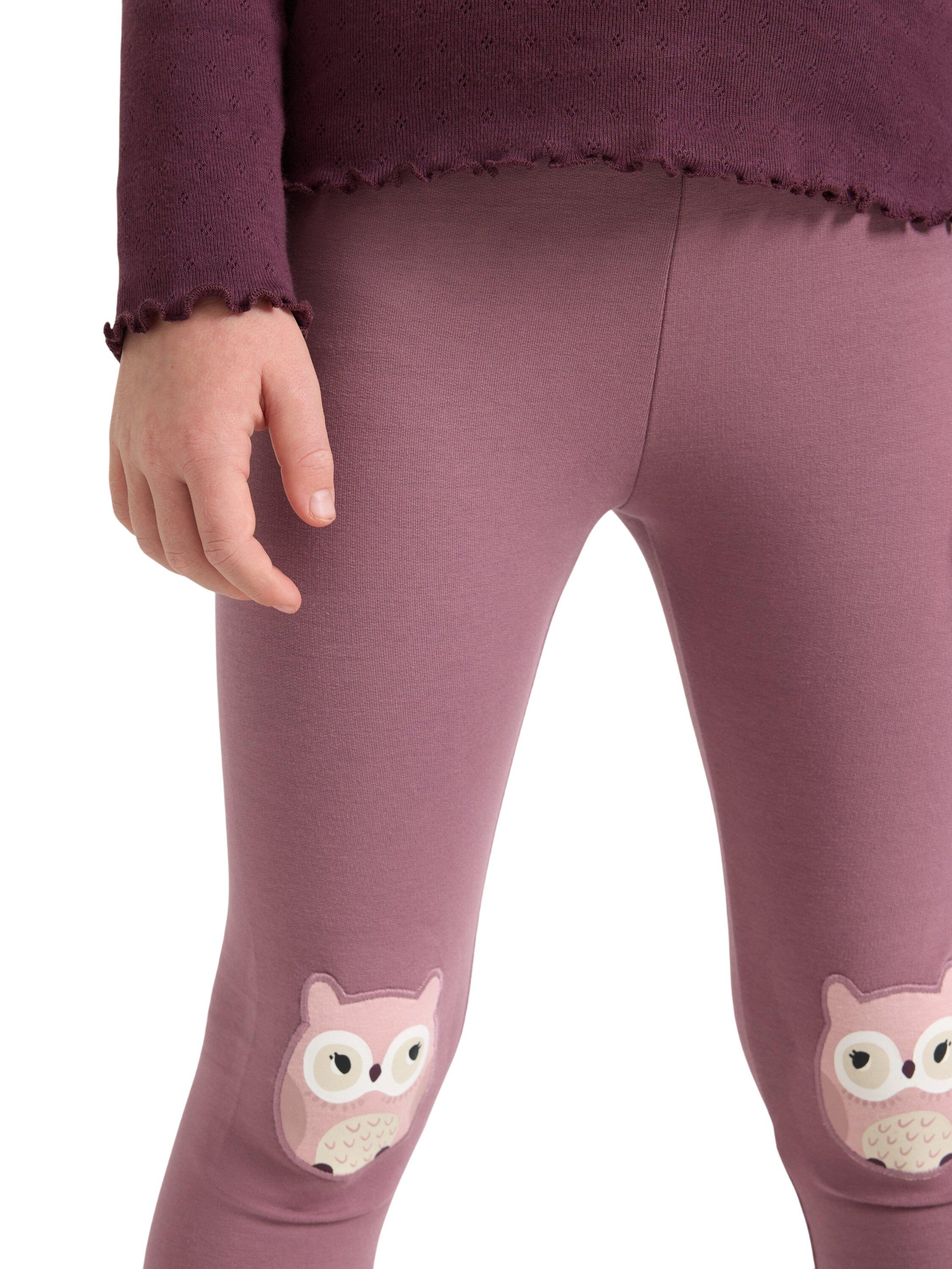 Leggings brushed kneepatch for