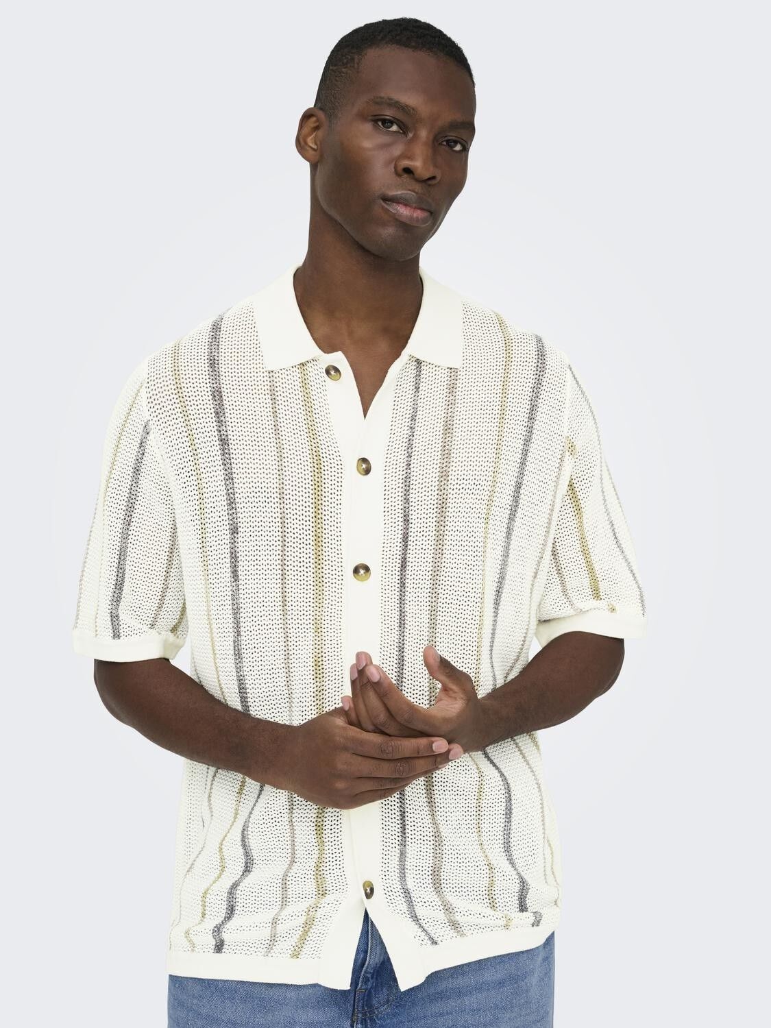 ONSTOBBY LIFE RLX SS SHIRT KNIT NO