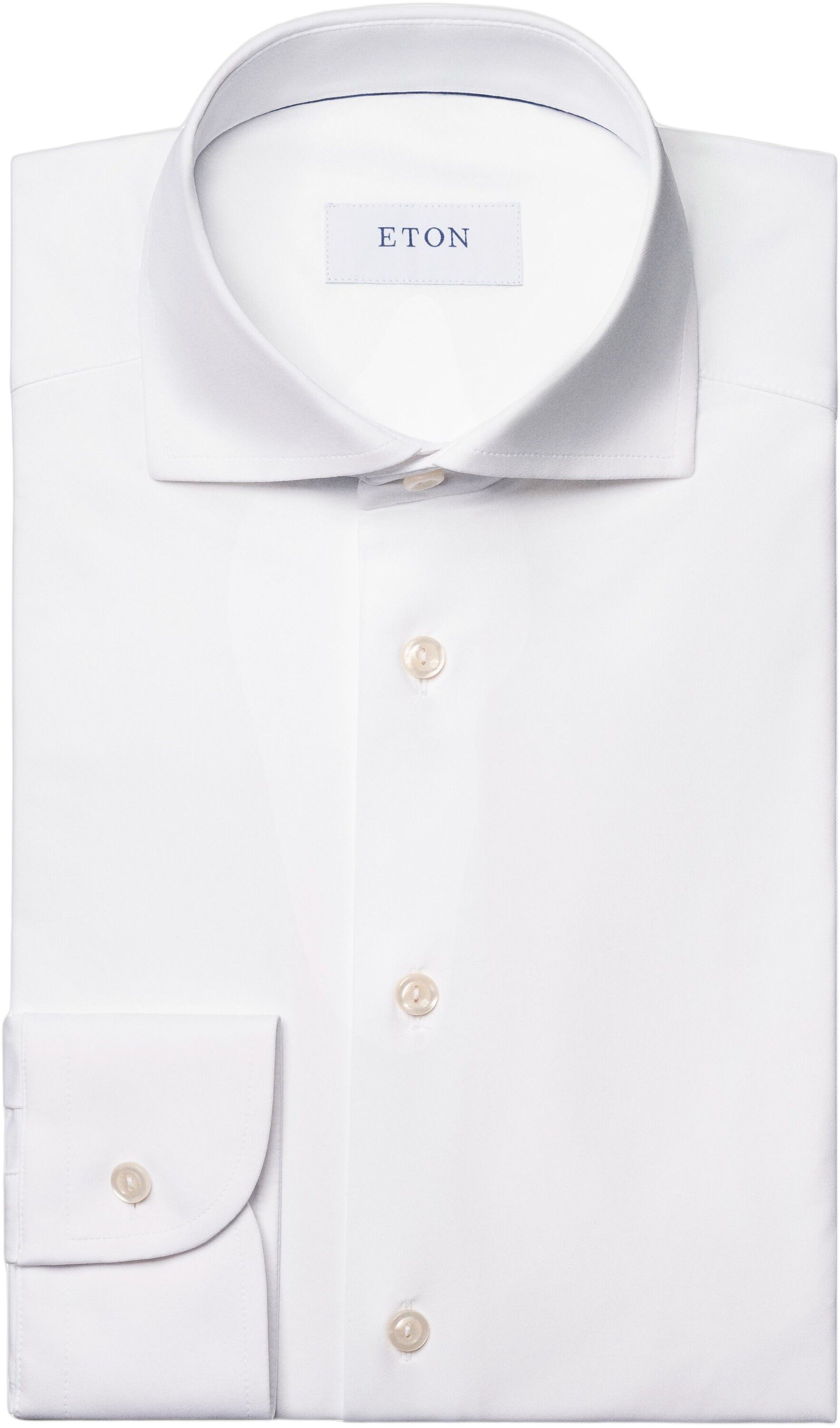White Four-Way Stretch Shirt - Slim Fit