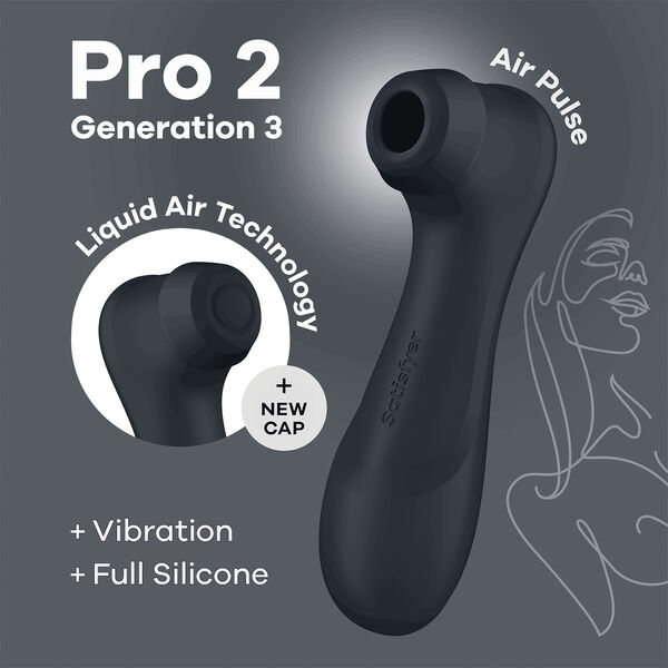 Satisfyer Pro 2 Generation 3 black lufttryksvibrator