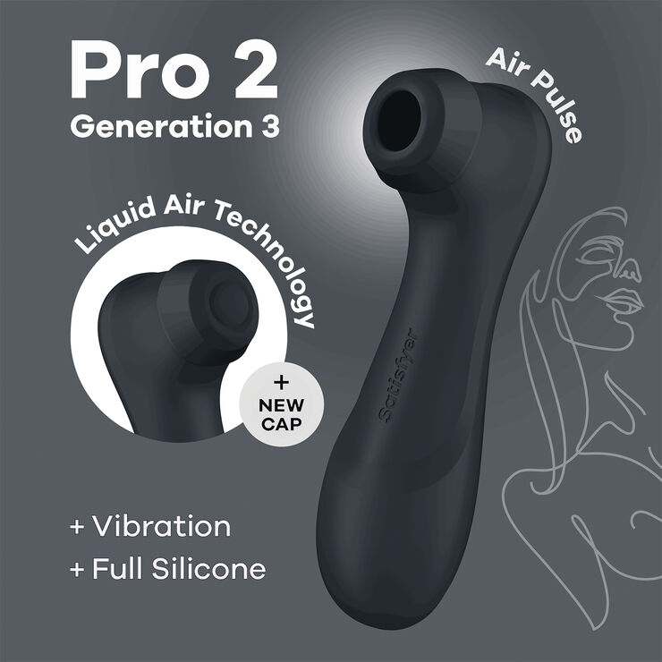 Satisfyer Pro 2 Generation 3 black lufttryksvibrator