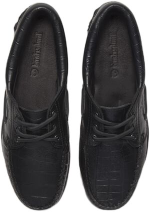 AUTH BOAT SHOE BLACK, Wide