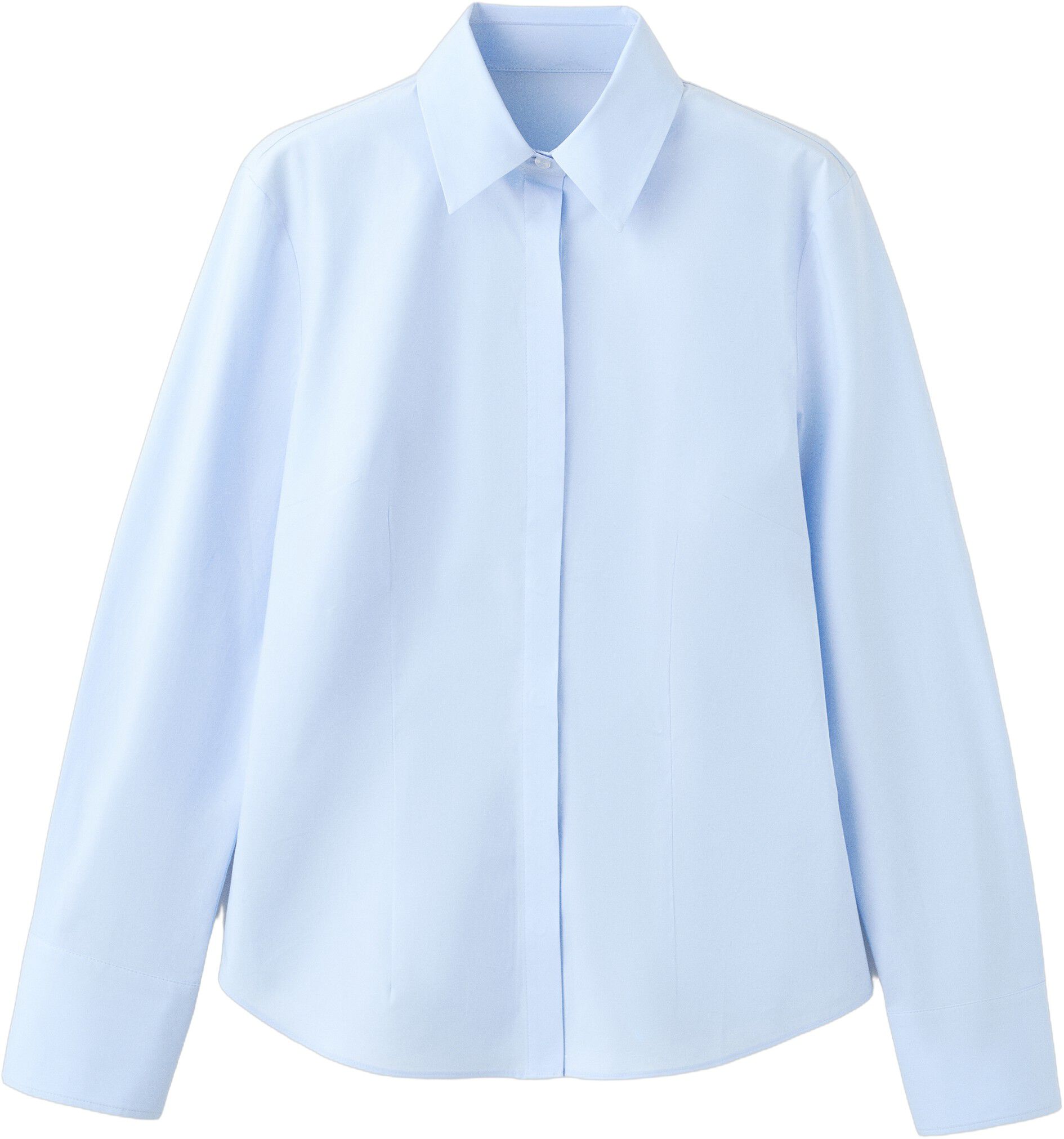 Slim-fit poplin shirt