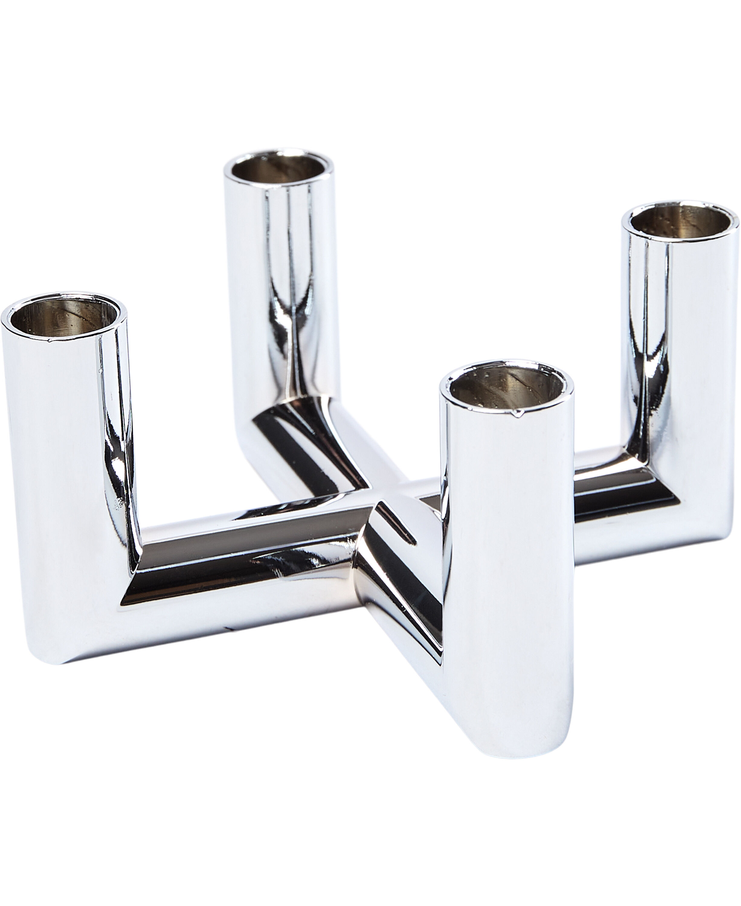 MATRIX Candle Holder - 4'arm Mini Taper - Chrome - 7,5 x 4,5